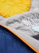 Outer Space Quilted Bedspread, Grey/Blue